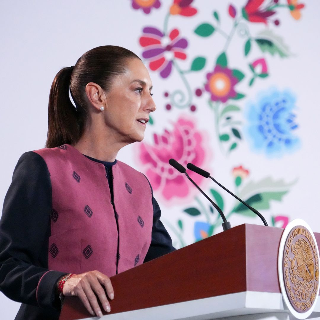 Claudia Sheinbaum en Palacio Nacional